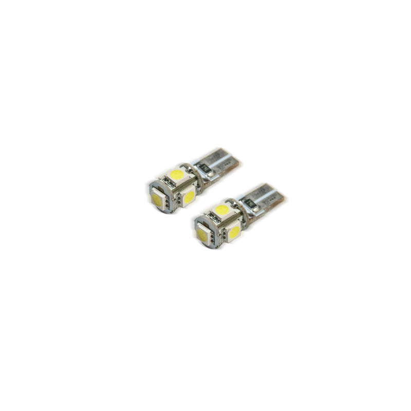 Oracle T10 5 LED 3 Chip SMD Bulbs (Pair) - Red-thumbmail-3