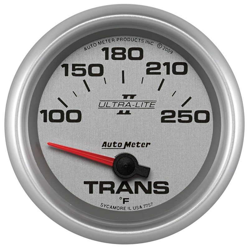 AutoMeter Gauge Transmission Temp 2-5/8in. 100-250 Deg. F Electric Ultra-Lite II-thumbmail-1