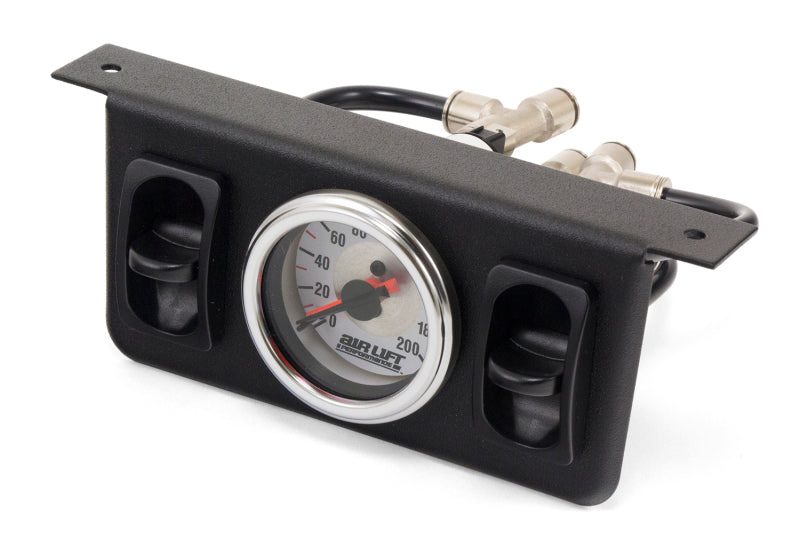 Air Lift Dual Needle Gauge With Two Paddle Switches- 200 PSI-thumbmail-4