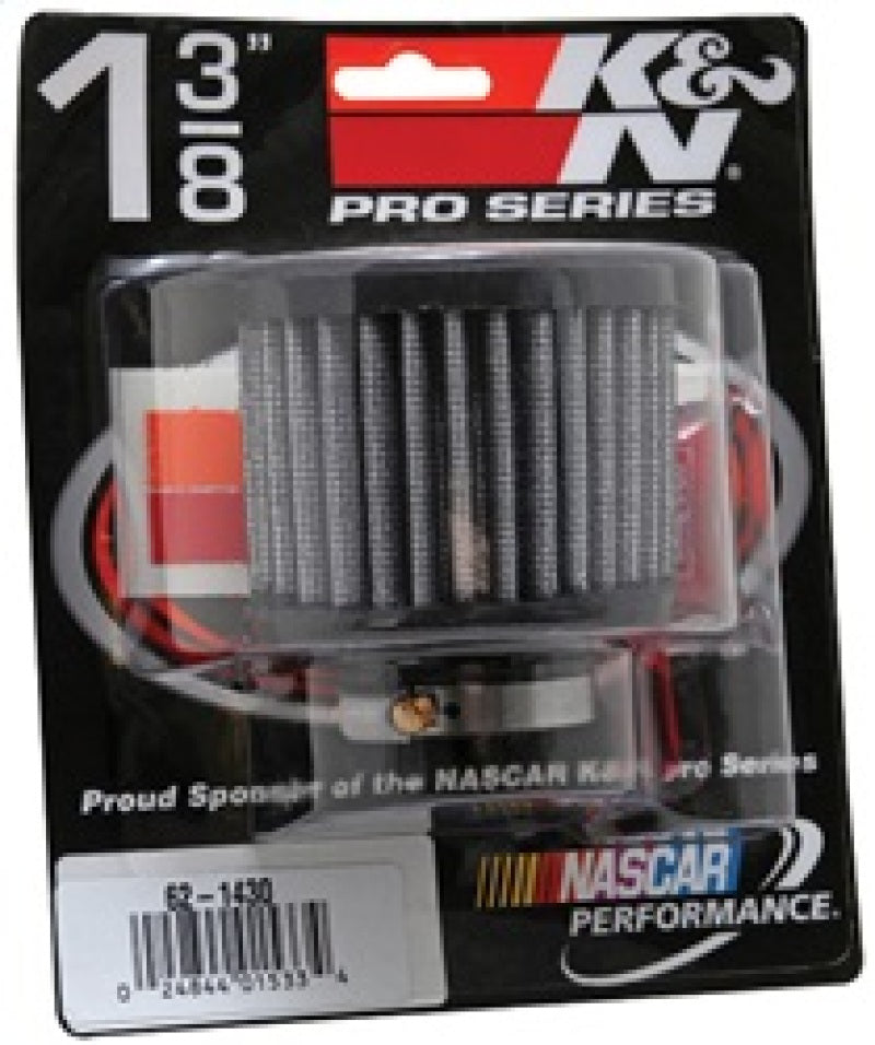 K&N 1.375in Flange ID x 3in OD x 2.5in H Rubber Base Crankcase Vent Filter-thumbmail-6