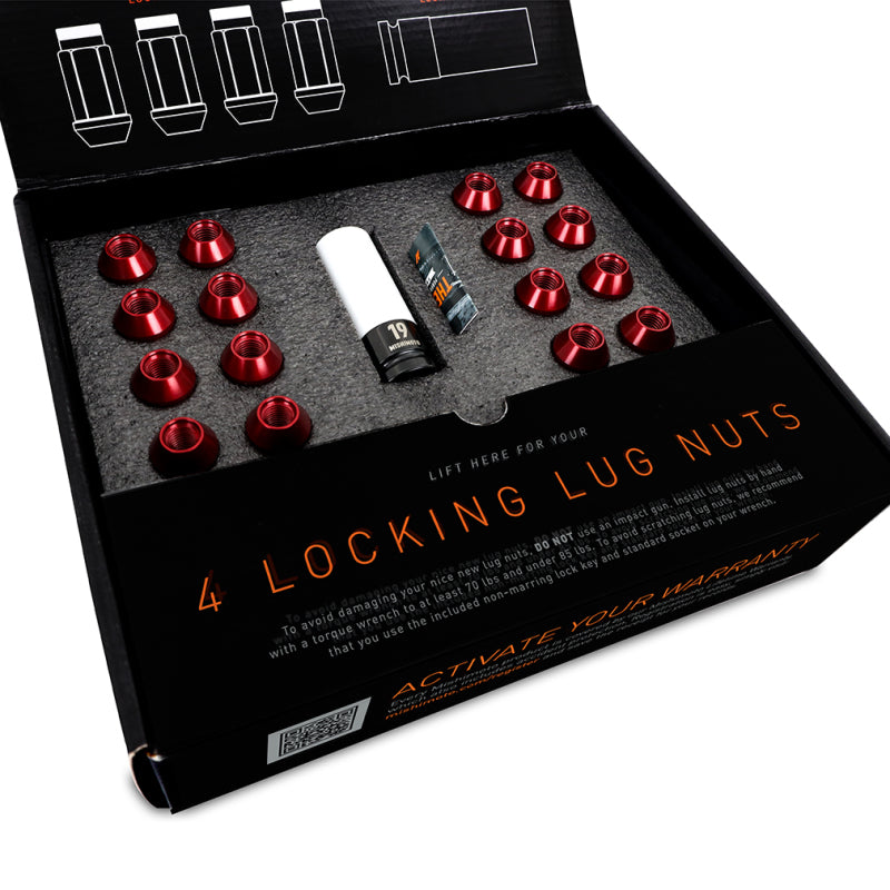 Mishimoto Aluminum Locking Lug Nuts M12x1.25 20pc Set Neo Chrome-thumbmail-3