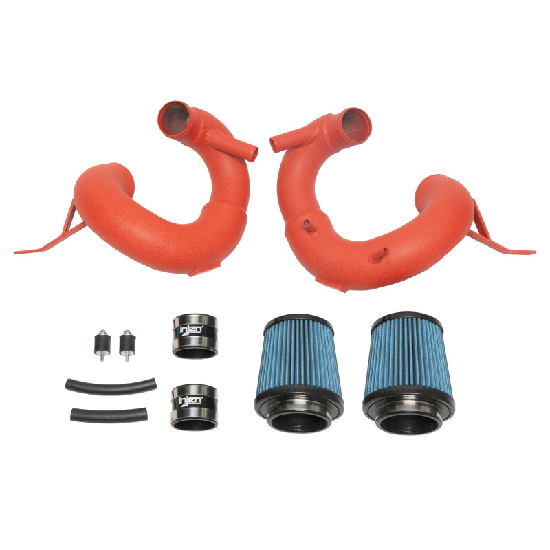Injen 19-21 Genesis G70 V6-3.3L Twin Turbo SP Short Ram Air Intake System - Wrinkle Red-thumbmail-3