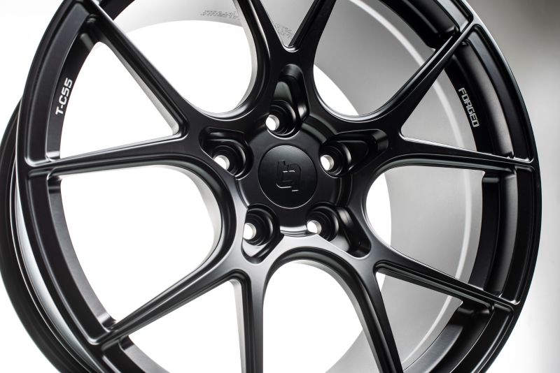 Titan 7 T-CS5 18x9.5 5x114.3 +40 Offset / 73 CB Machine Black Wheel (Hub Ring Req.)-thumbmail-5