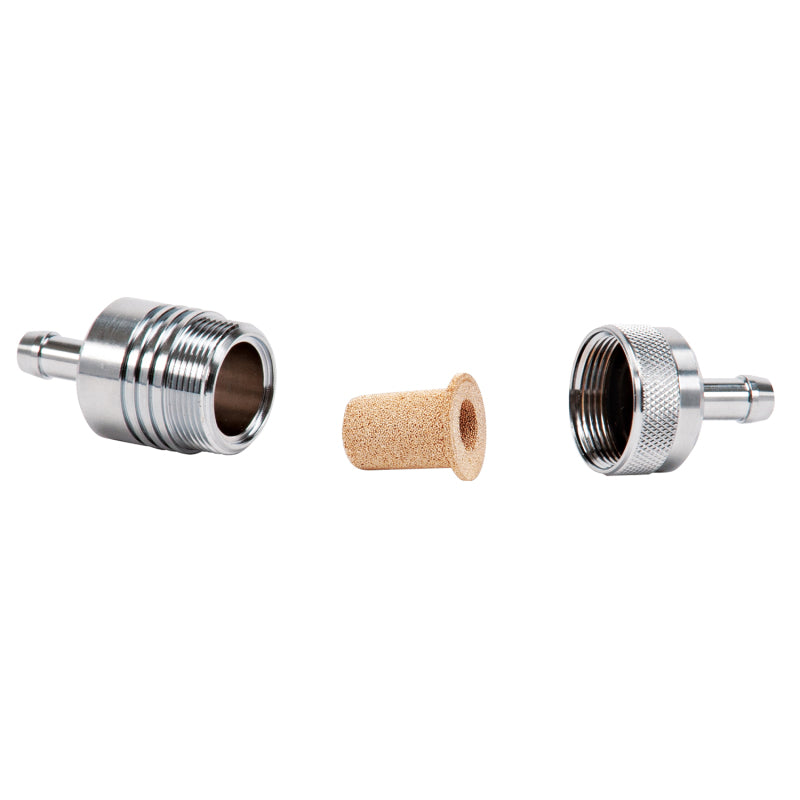 Russell Performance Chrome Street Fuel Filter (3in Length 1-1/8in diameter 5/16in inlet/outlet)-thumbmail-6