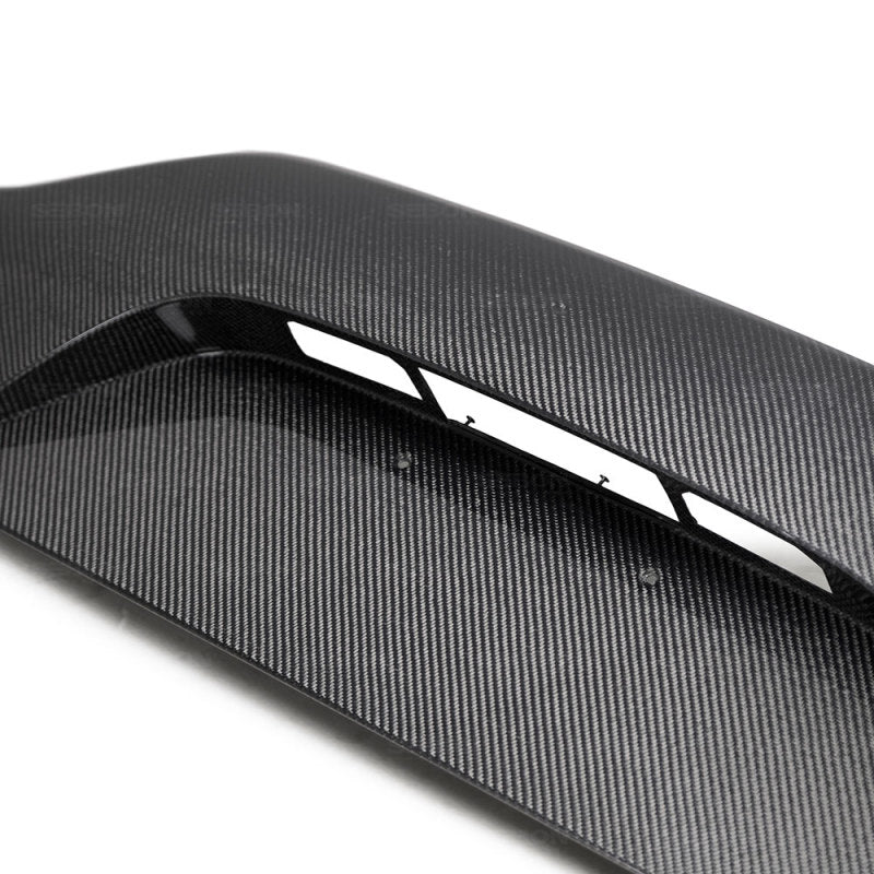 Seibon 2018 Kia Stinger OE-Style Carbon Fiber Rear Trunk Garnish-thumbmail-2