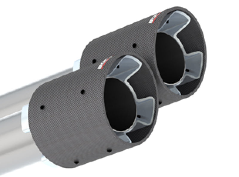 Borla 2020 Ford GT500 5.2L AT 3in ATAK CatBack Exhaust w/ Carbon Fiber Tips-thumbmail-3