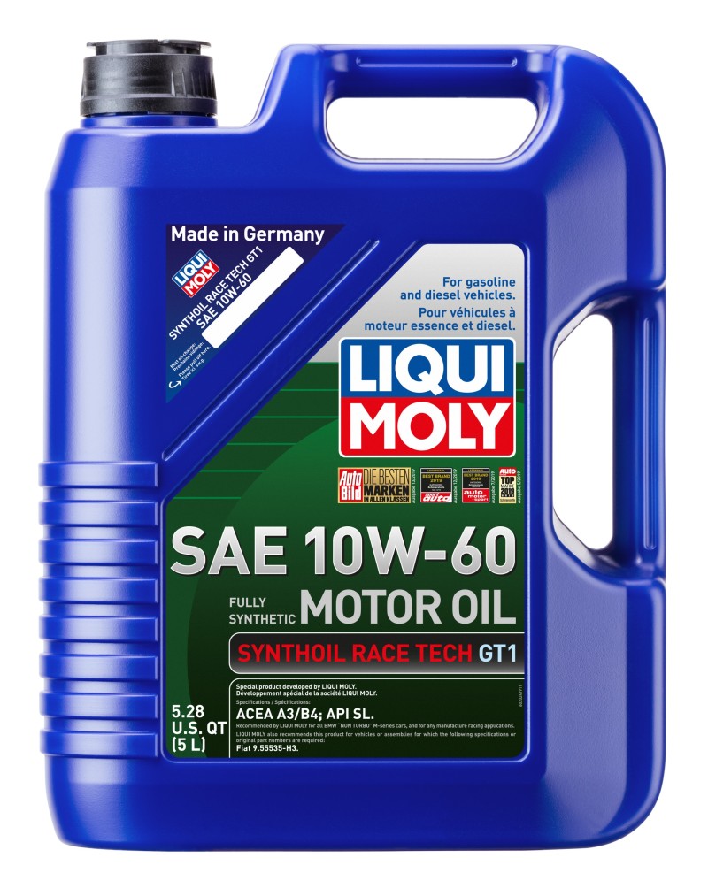 LIQUI MOLY 5L Synthoil Race Tech GT1 Motor Oil 10W60-thumbmail-2