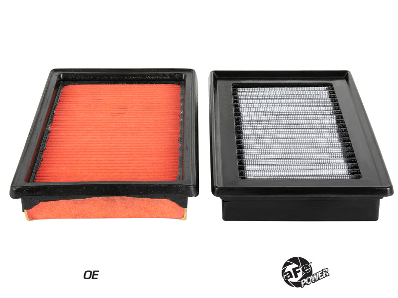 aFe Magnum FLOW Pro DRY S OE Replacement Filter (Pair) 14-19 Infiniti Q50 V6 3.5L/3.7L-thumbmail-2