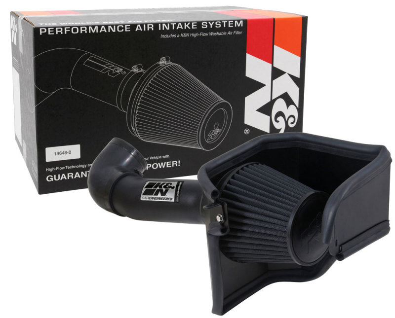 K&N Dodge/Chrysler 5.7/6.1L V8 Black Performance Intake Kit-thumbmail-13