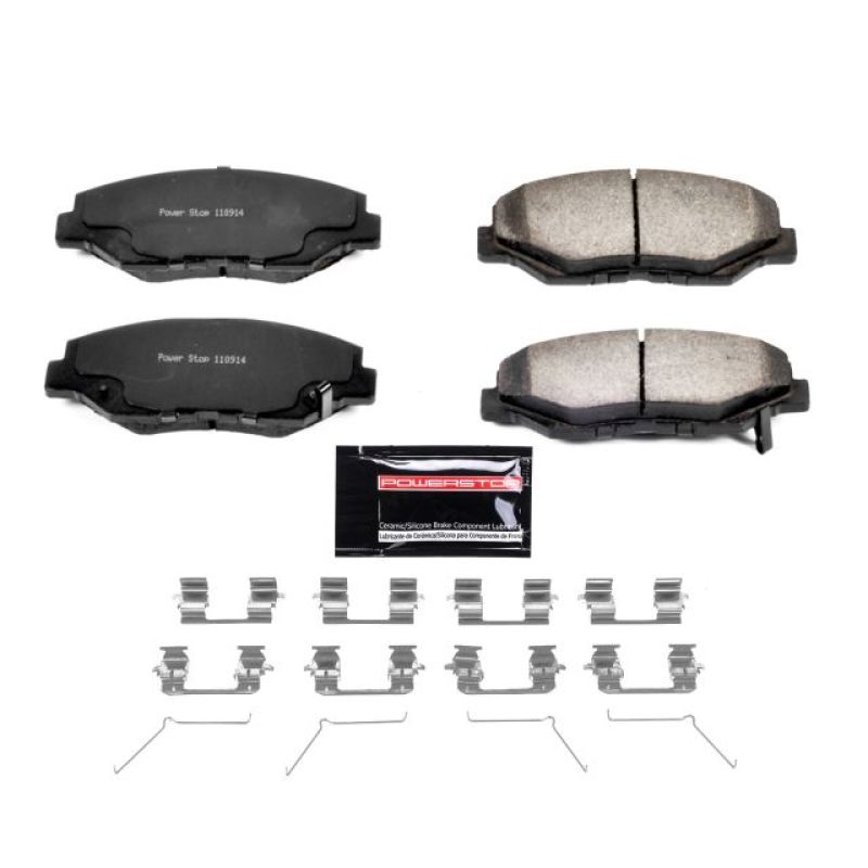 Power Stop 13-15 Acura ILX Front Z36 Truck & Tow Brake Pads w/Hardware-thumbmail-1