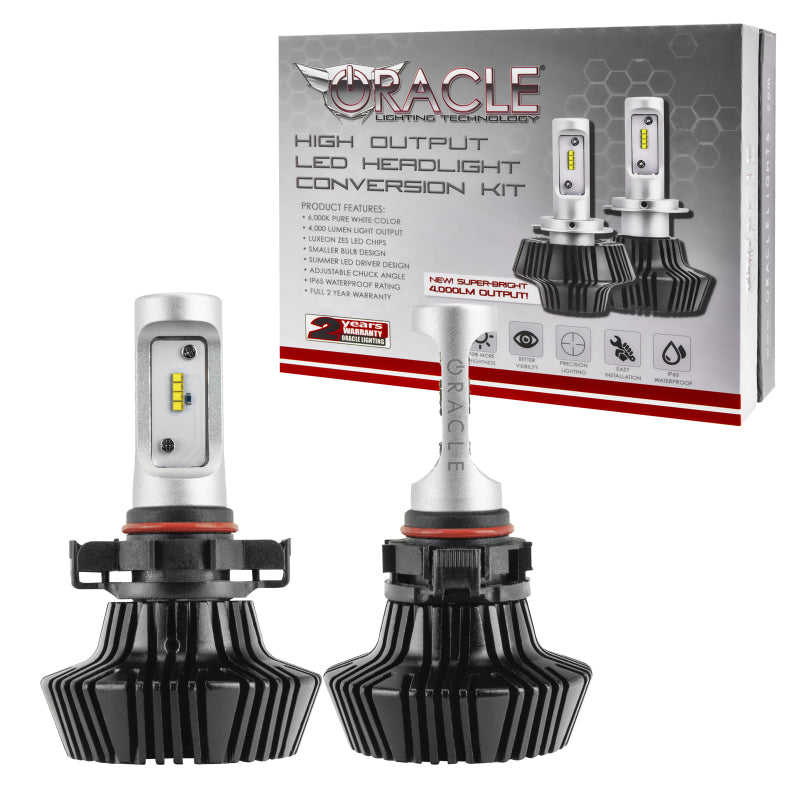 Oracle PSX24w/ 2504 4000 Lumen LED Headlight Bulbs (Pair) - 6000K-thumbmail-2