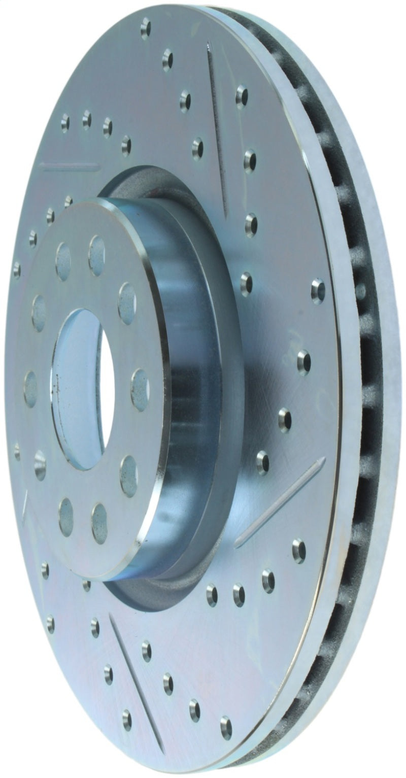 StopTech Select Sport 06-17 Volkswagen Jetta Slotted & Drilled Front Left Rotor-thumbmail-1