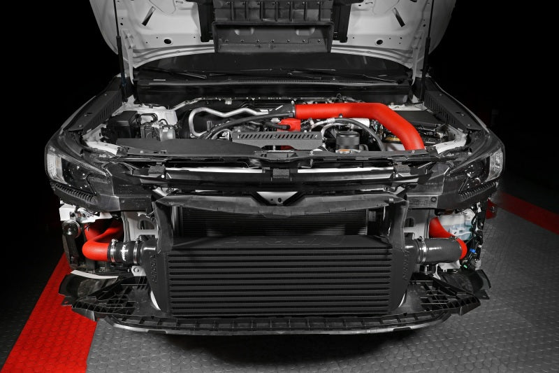 Perrin 22-23 Subaru WRX Front Mount Intercooler Kit (Red Tubes & Black Core)-thumbmail-13