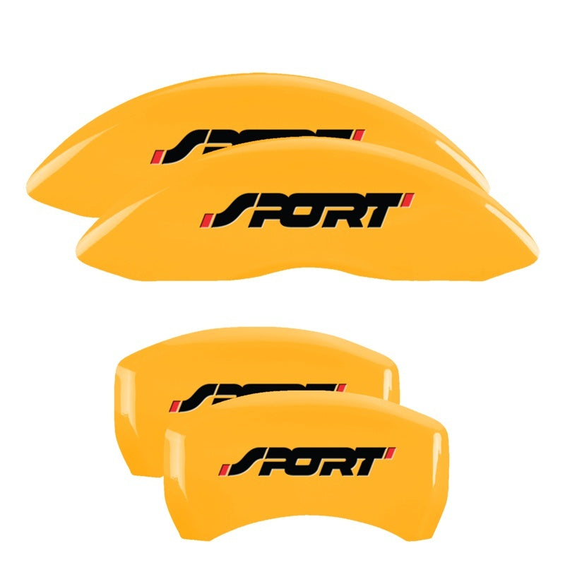MGP 4 Caliper Covers Engraved Front & Rear Oval logo/Ford Yellow finish black ch-thumbmail-2