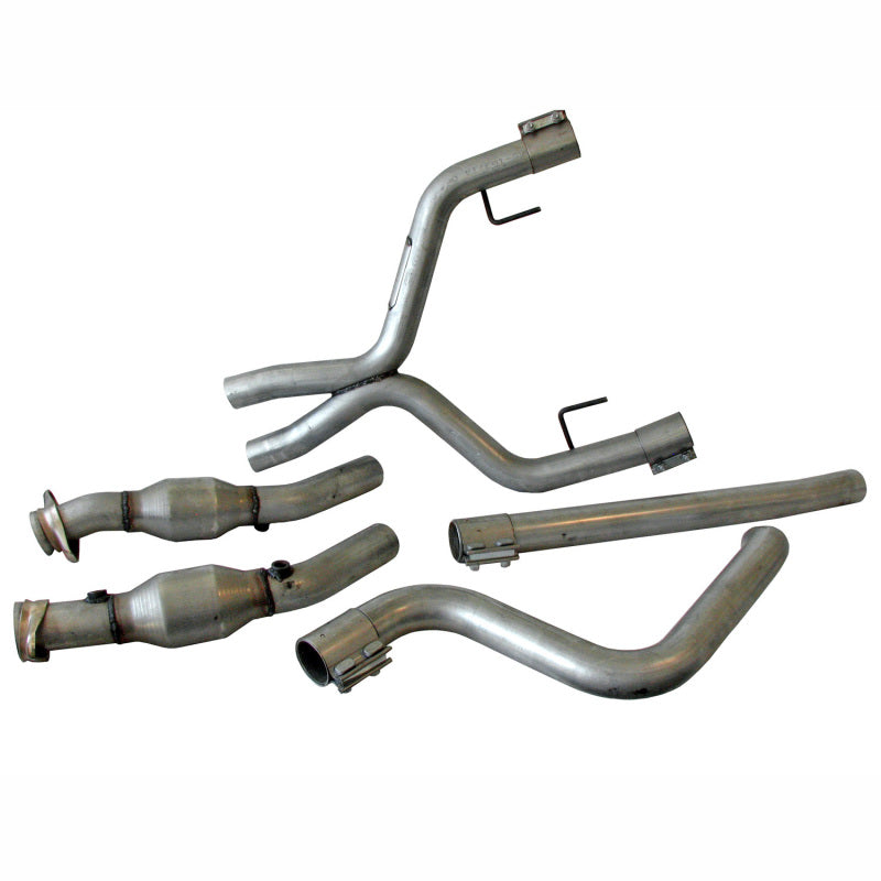 BBK 05-09 Mustang 4.0 V6 True Dual Cat Back Exhaust Conversion Kit With X pipe-thumbmail-3
