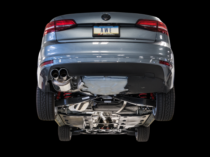 AWE Tuning 09-14 Volkswagen Jetta Mk6 1.4T Touring Edition Exhaust - Chrome Silver Tips-thumbmail-1