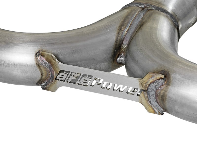 aFe MACH Force-Xp 3in to 2-1/2in Stainless Steel Axle-Back Exhaust Carbon - 15-17 Volkswagen GTI-thumbmail-5