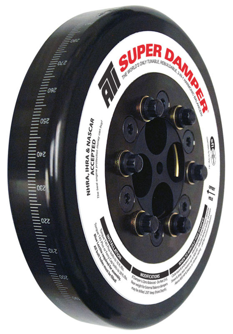 ATI Damper - 8.074in - Steel - Cummins - 4BT -6BT - Competition Only - 3 Ring Hvy - Diesel-thumbmail-1