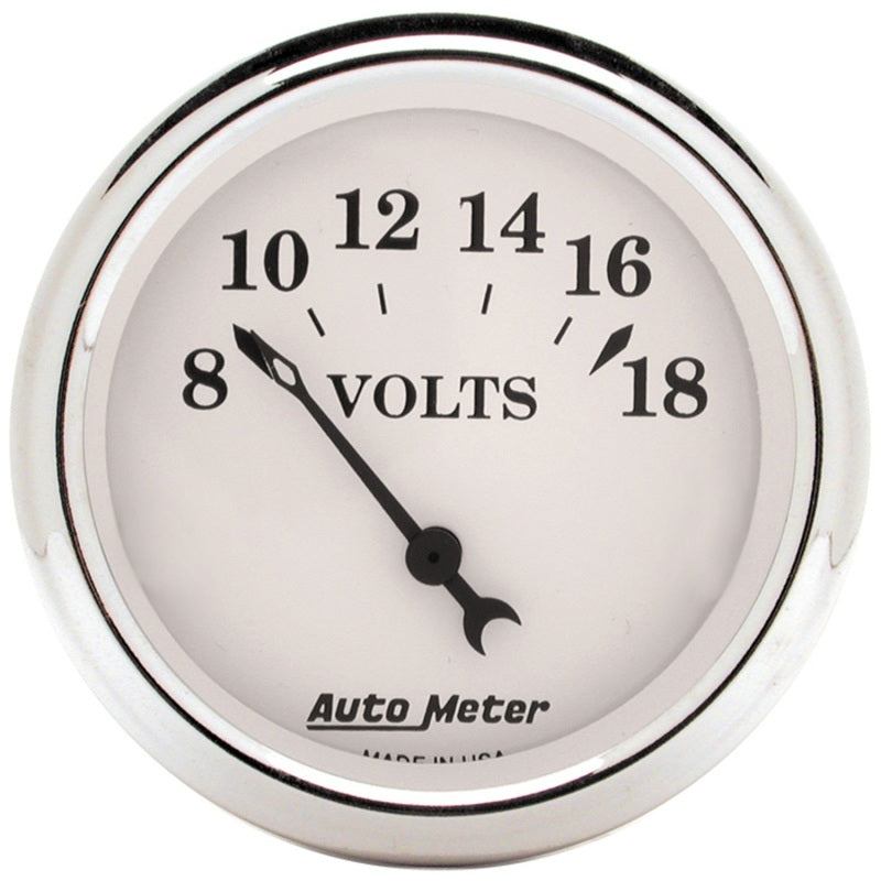 Autometer Old Tyme White 5 Piece Kit (MPH/FUEL/OILP/WTMP/BAT) 59-60 Chevy Car Direct-Fit Dash Kit-thumbmail-3