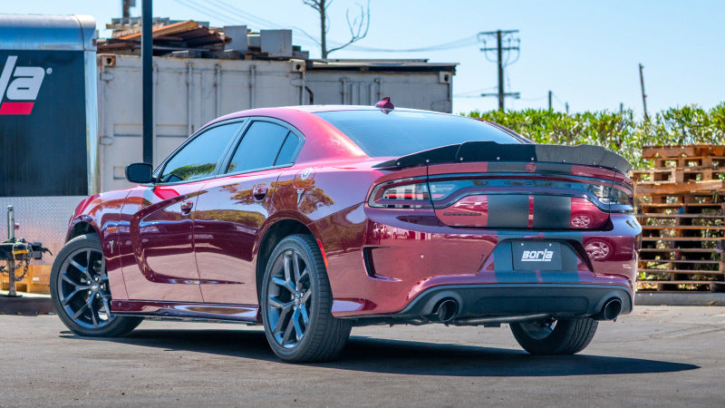 Borla 19-23 Dodge Charger GT 3.6L V6 RWD ATAK Catback Exhaust - Black Chrome Tips-thumbmail-2