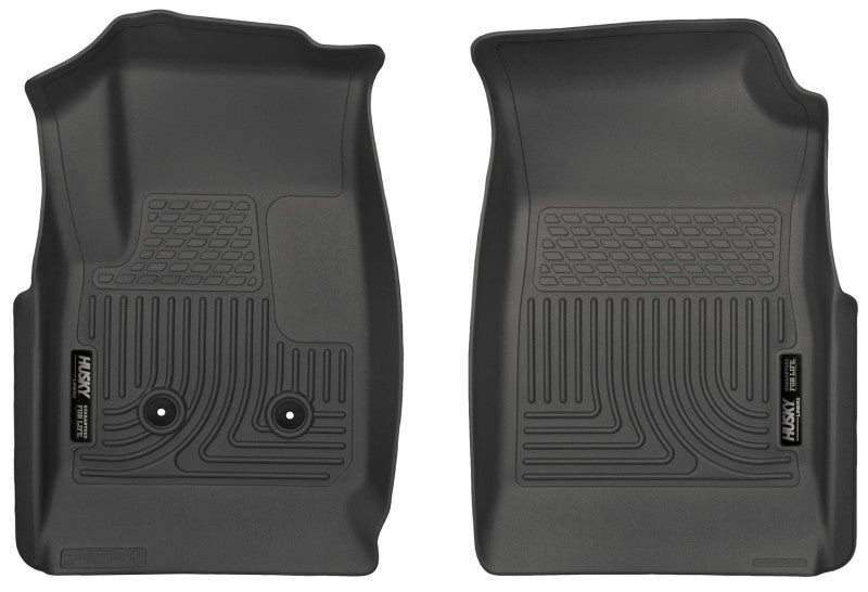 Husky Liners 15 Colorado Crew Cab/Ext Cab WeatherBeater Black Front Floor Liner-thumbmail-1