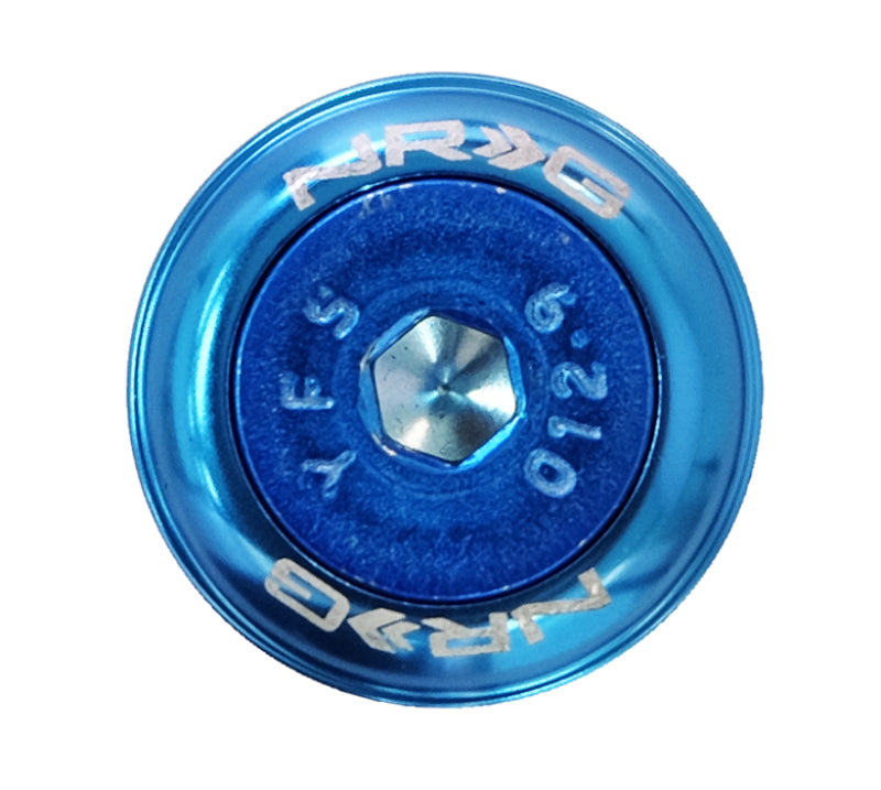 NRG Fender Washer Kit w/Color Matched M8 Bolt Rivets For Plastic (Blue) - Set of 8-thumbmail-2