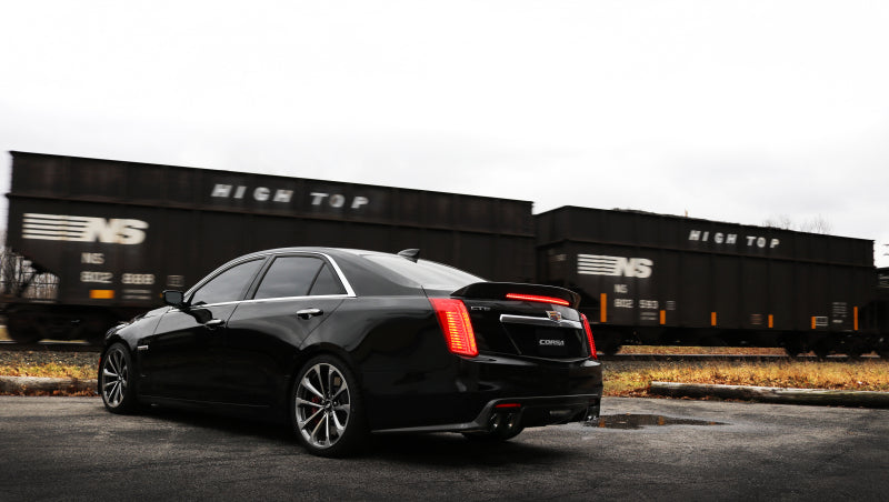 Corsa 2016 Cadillac CTS V 6.2L V8 2.75in Black Xtreme Axle-Back Exhaust-thumbmail-4