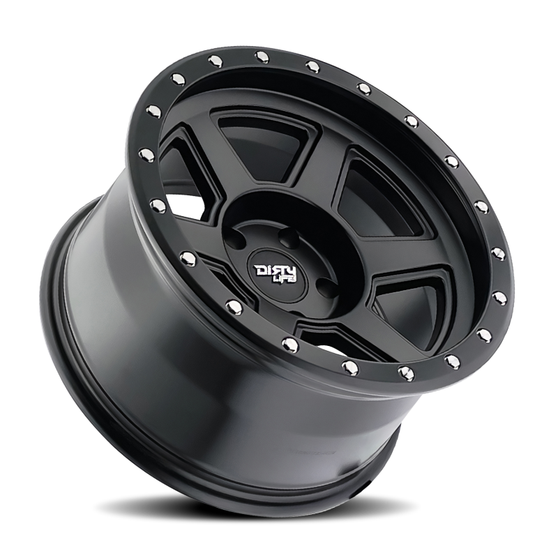 Dirty Life 9315 Compound 17x9 / 6x139.7 BP / -12mm Offset / 106mm Hub Matte Black Wheel-thumbmail-2