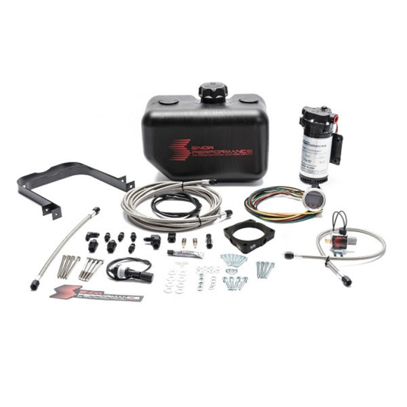 Snow Performance 08+ Charger Stg 2 Boost Cooler F/I Water Injection Kit (SS Braided Line & 4AN)-thumbmail-2