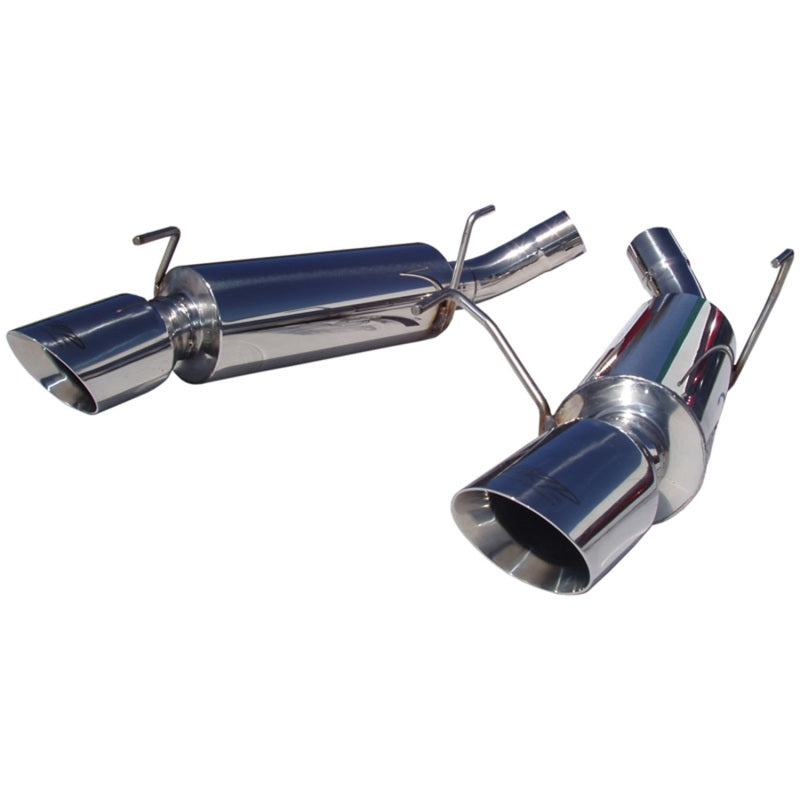 MBRP 05-10 Ford Mustang GT 5.0/Shelby GT500 Dual Mufflers Axle Back Split Rear T304-thumbmail-3