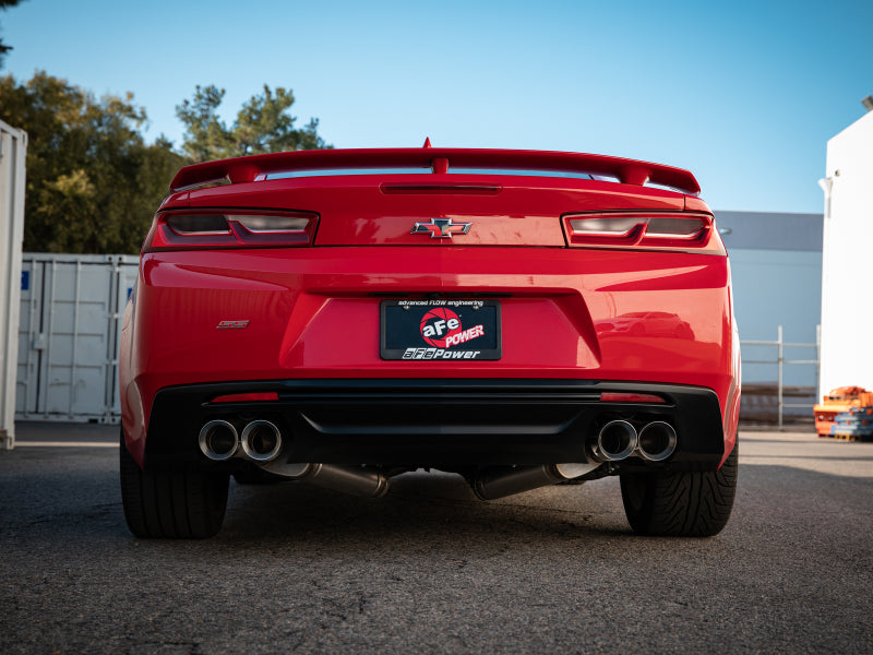 aFe POWER MACH Force-Xp 3in Axle-Back 16-21 Chevrolet Camaro SS V8 6.2L w/Mufflers - Polished-thumbmail-2