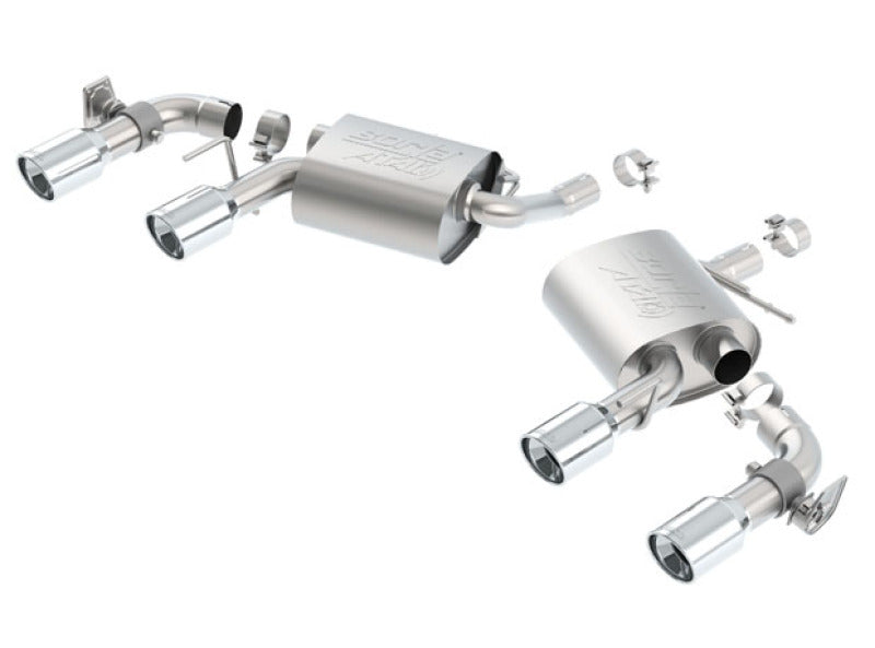 Borla 2016 Chevy Camaro V6 AT/MT ATAK Rear Section Exhaust w/ Dual Mode Valves-thumbmail-2