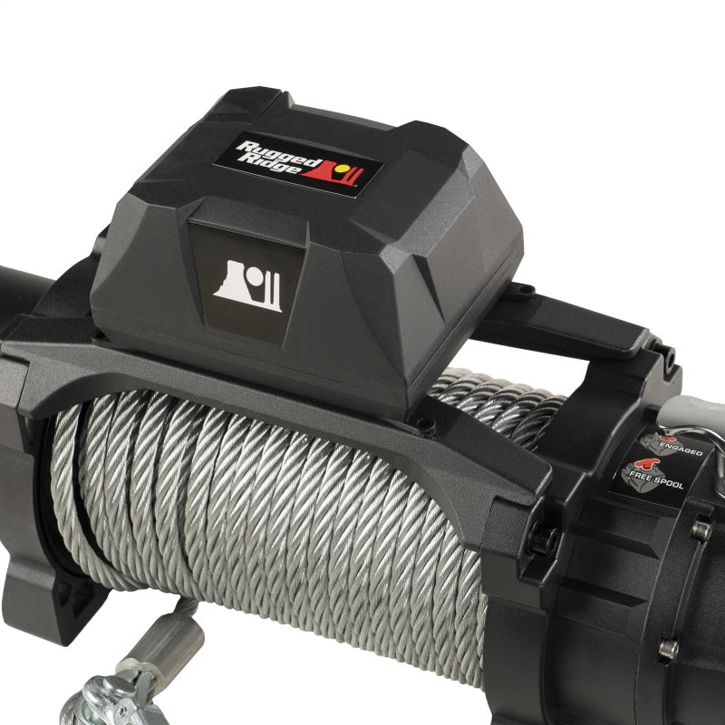 Rugged Ridge Trekker C12.5 Winch 12500lb Cable Wired-thumbmail-3