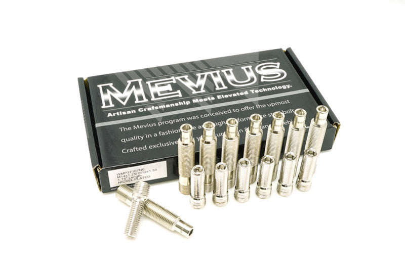 Wheel Mate Stud Conversion M14 x P1.50-M12 x P1.50 / 1.75in L - Nickel Finish (QTY 20)-thumbmail-2