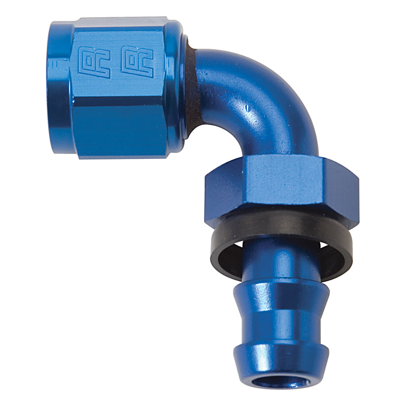 Russell Performance -4 AN Twist-Lok 90 Degree Hose End (Blue)-thumbmail-1