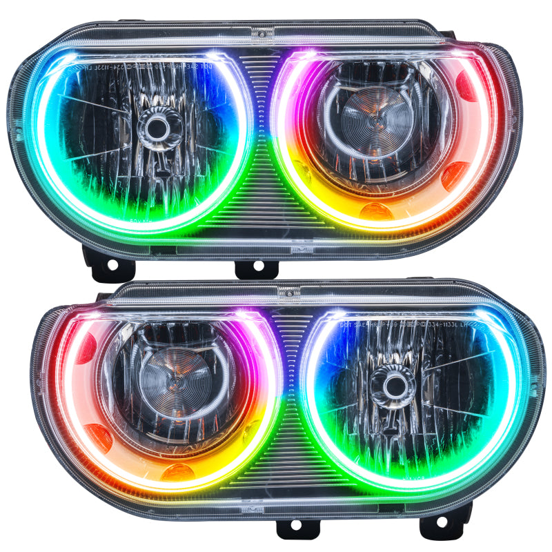Oracle 08-14 Dodge Challenger SMD HL (Non-HID) - ColorSHIFT - Dynamic-thumbmail-2