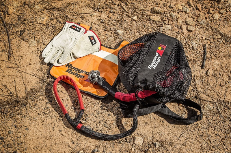 Rugged Ridge Premium Recovery Kit with Mesh Bag-thumbmail-3