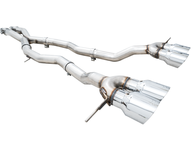 AWE Track Edition Catback Exhaust for BMW G8X M3/M4 - Chrome Silver Tips-thumbmail-2