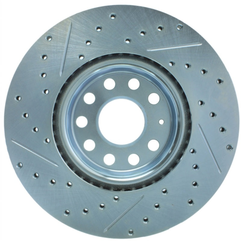 StopTech Select Sport 06-17 Volkswagen Jetta Slotted & Drilled Front Left Rotor-thumbmail-2