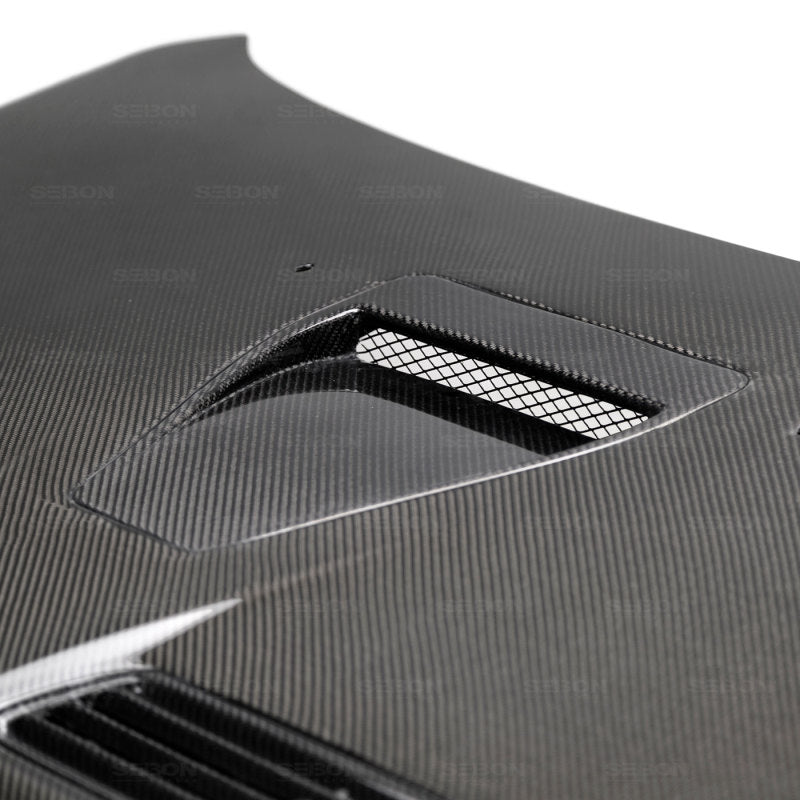 Seibon 08-12 Mitsubishi Evo X OEM style Carbon Fiber Hood-thumbmail-5