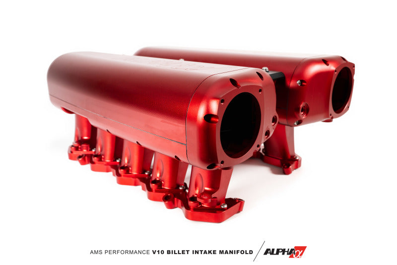 AMS Performance V10 Audi R8 / Lamborghini Huracan / Performante Billet Intake Manifold - CLR Anodize-thumbmail-10