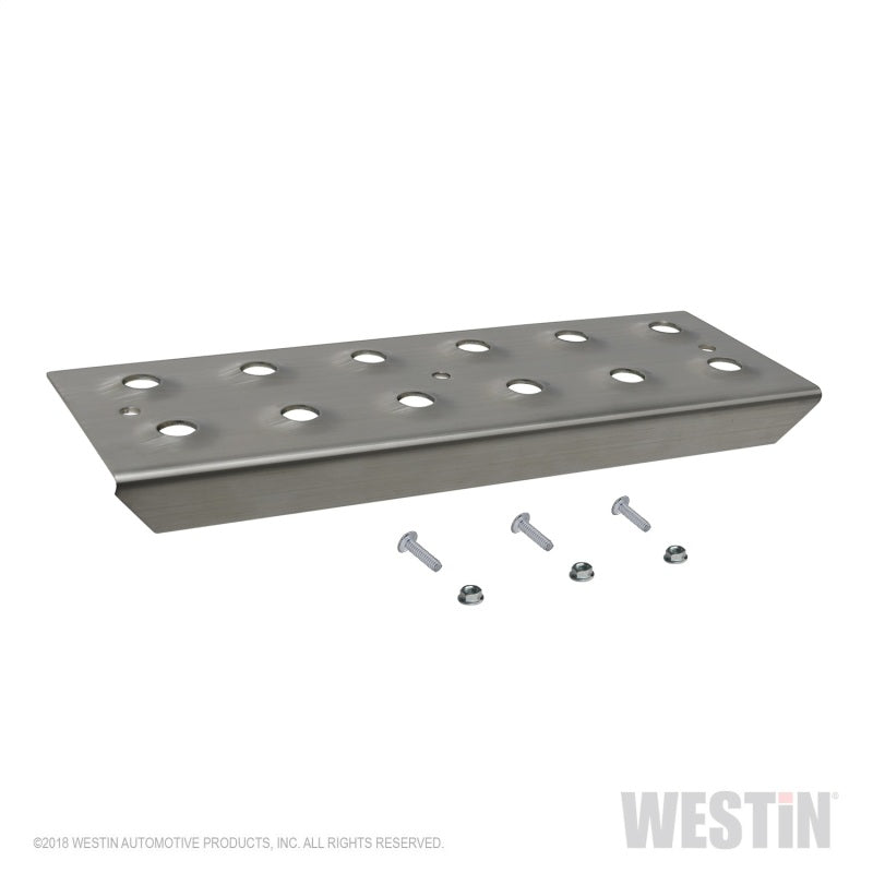 Westin 11in Step Plate w/screws (Set of 2)- Stainless Steel-thumbmail-3