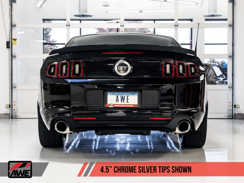 AWE Tuning S197 Mustang GT Axle-back Exhaust - Touring Edition (Chrome Silver Tips)-thumbmail-7