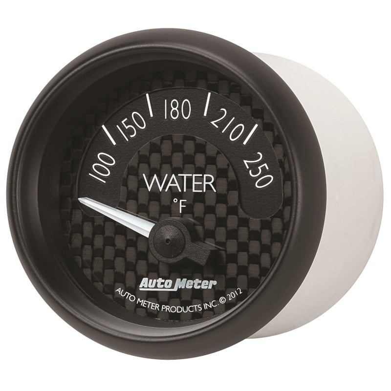 Autometer GT Series 52mm Short Sweep Electronic 100-250 Deg F Water Temperature-thumbmail-3