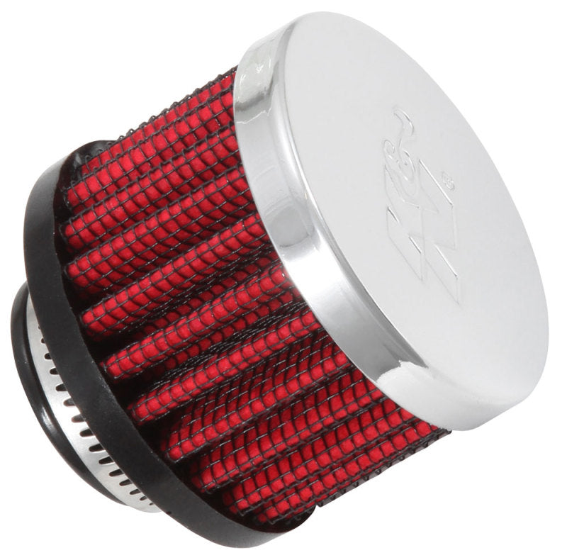 K&N 3/4 inch ID 2 inch OD 1.5 inch H Clamp On Crankcase Vent Filter-thumbmail-2