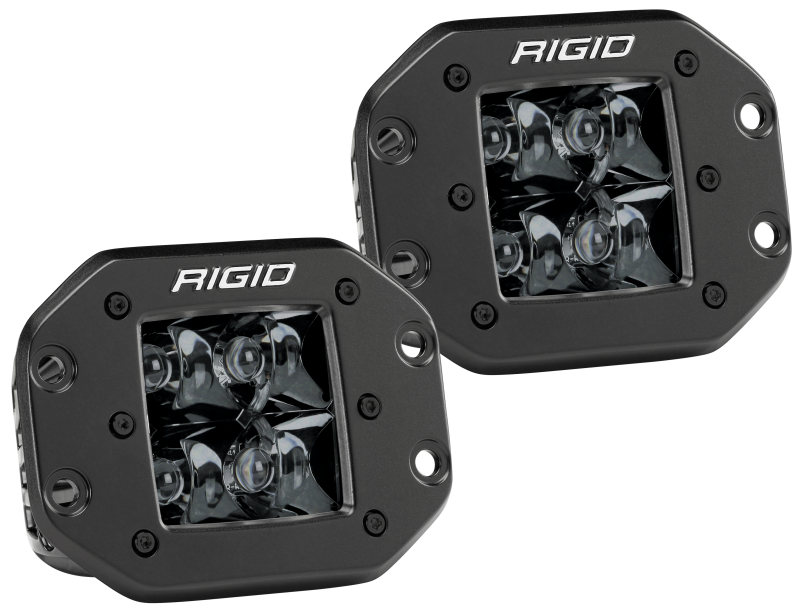 Rigid Industries D2 - Midnight Edition Flush Mount Spot Lights-thumbmail-3
