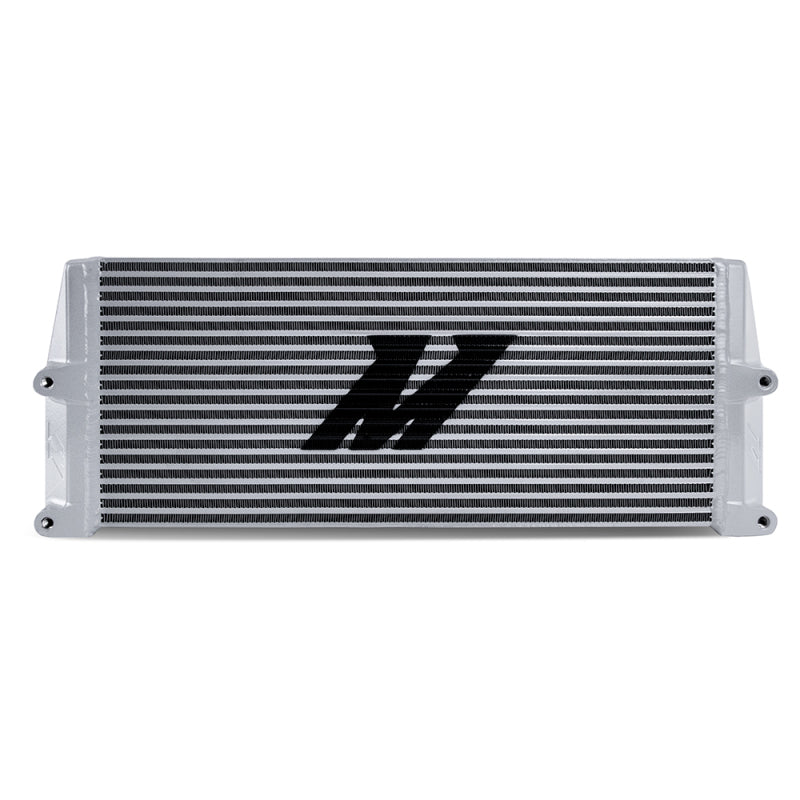 Mishimoto Heavy-Duty Oil Cooler - 17in. Same-Side Outlets - Silver-thumbmail-2