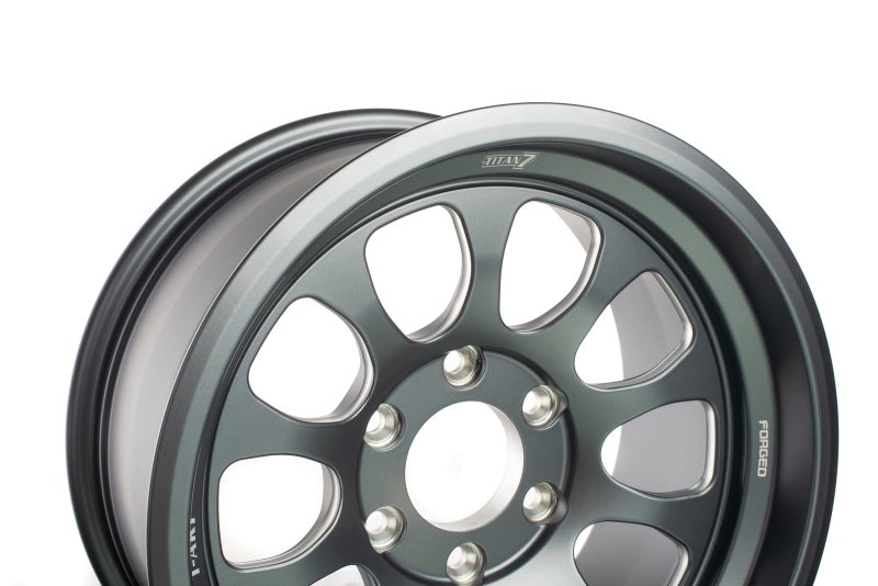 Titan 7 T-AK1 17x8.5 6x139.7 -8 Offset / 106.3 CB Satin Titanium Wheel (Dropship ONLY)-thumbmail-5