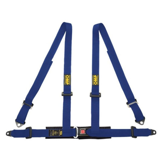 OMP 4 Point Harness - Blue
