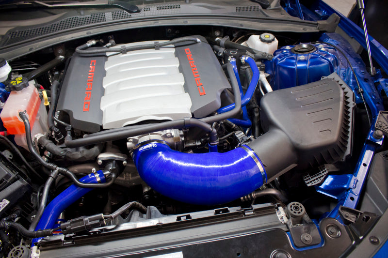 Mishimoto 2016+ Chevrolet Camaro SS Silicone Induction Hose - Black-thumbmail-1
